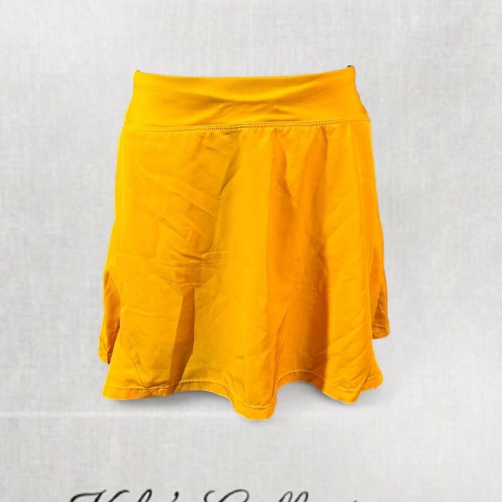Active Style Y2K Spandex Material Bright Yellow Skor